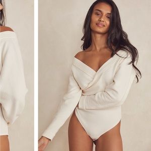 Free people off-white body suit